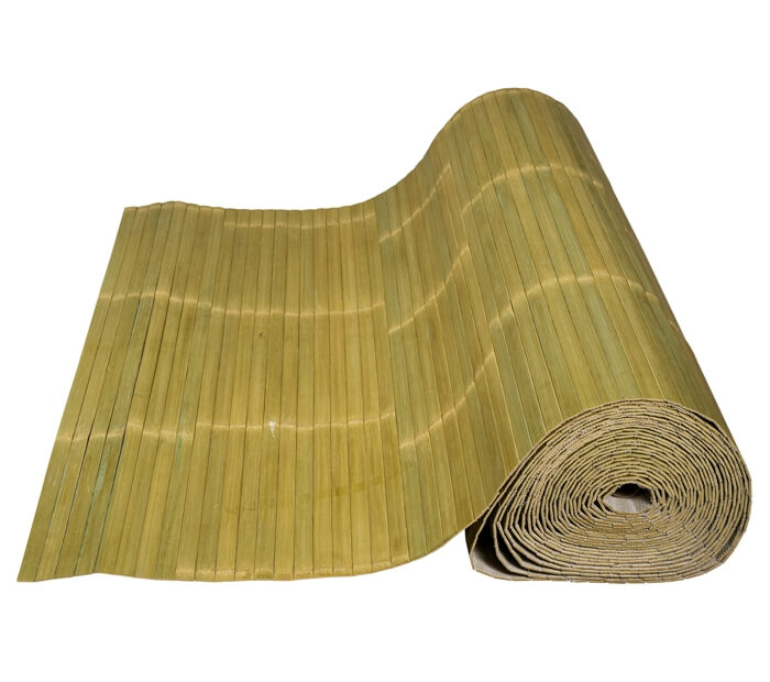 Бамбук. полотно 17 мм, зеленое (лайм), ширина 1,5 м.